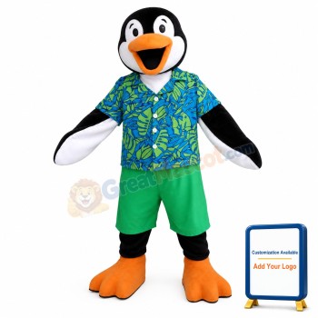 Summer Penguin Mascot Costume