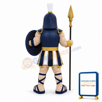 Blue Knight Mascot Costume