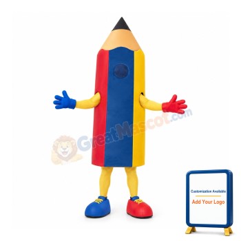 Pencil Mascot Costume