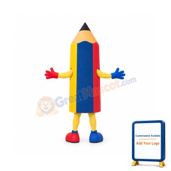 Pencil Mascot Costume