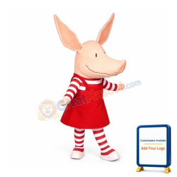 Olivia Pig Mascot Costume