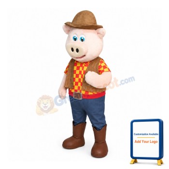 Pig Mascot Costume