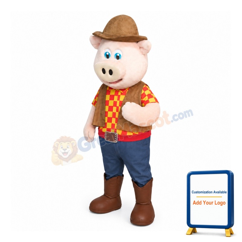 Pig Mascot Costume