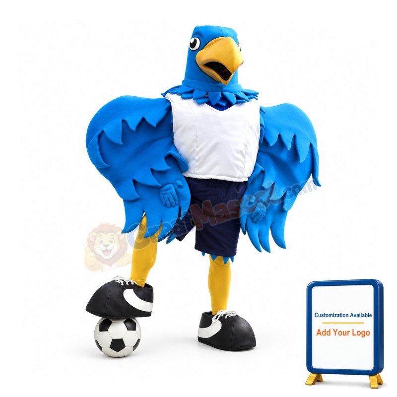 Big Blue Bird Mascot Costume