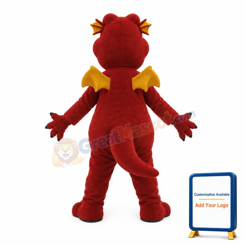 Red Dragon Mascot Costumes