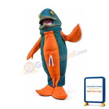 Brook Trout Fish Mascot Costume