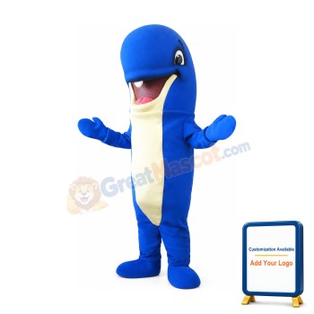 Cute Whale Mascot Costume