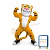 Power Muscle Tiger Mascot Costume