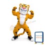 Power Muscle Tiger Mascot Costume