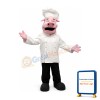 Cute Chef Pig Mascot Costume