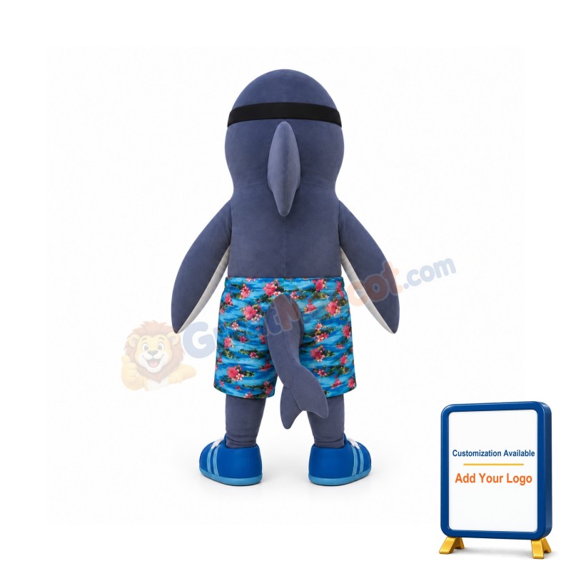 Smile Shark Mascot Costume