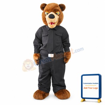 Cree Nation Police Bear Mascot Costume