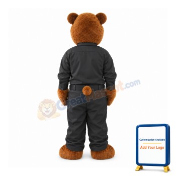 Cree Nation Police Bear Mascot Costume