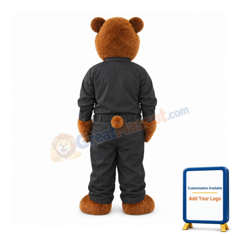 Cree Nation Police Bear Mascot Costume
