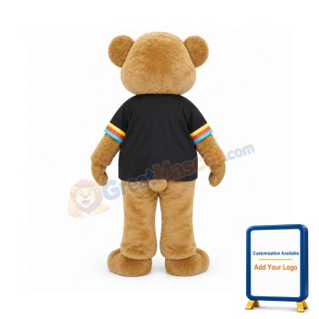 Cute Brown Bear Mascot Costume