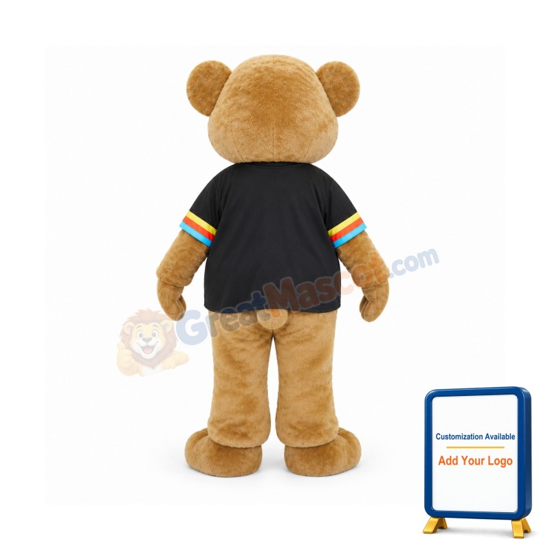 Cute Brown Bear Mascot Costume