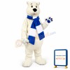 Breezy Polar Bear Mascot Costume