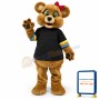 Cute Female Brown Bear Mascot Costume
