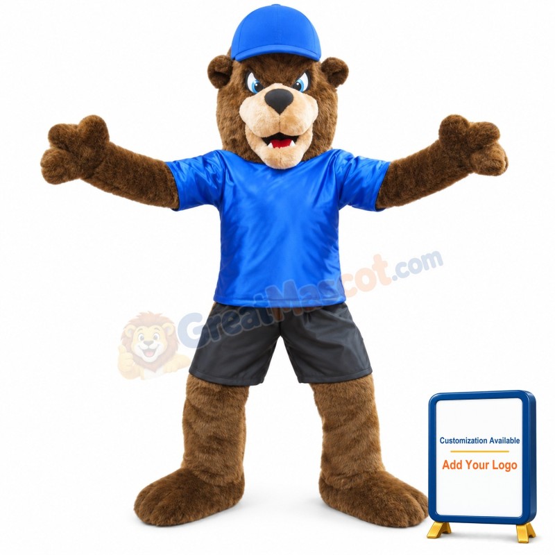 Fierce Bear Mascot Costume