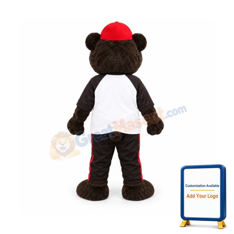 Chocolate Bear Mascot Costume
