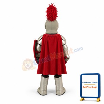 Red & Golden Knight Mascot Costume