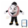 Baseball Mascot Costume Adult Costume