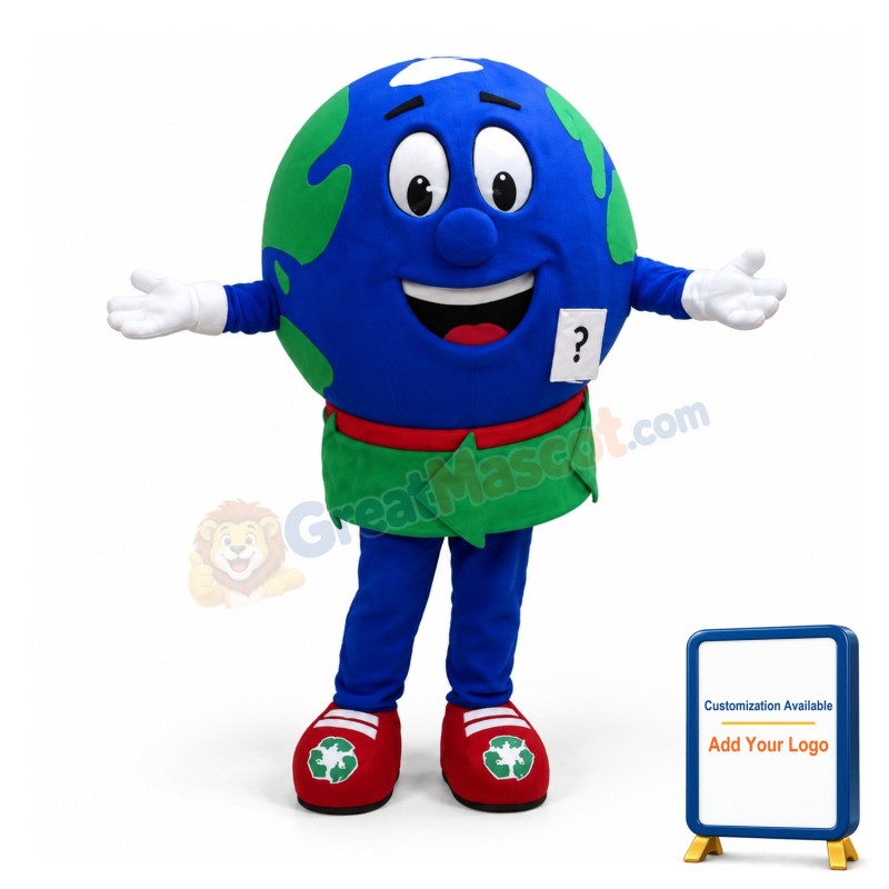 Globe Mascot Costume