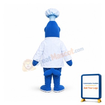 Chef Whale Mascot Costume