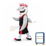 Sport White Shark Mascot Costume