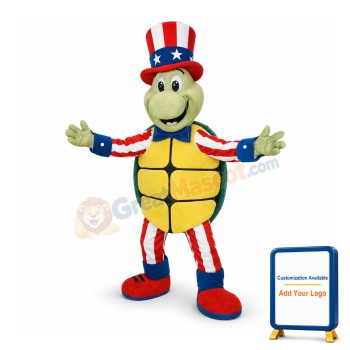 Happy Turtle Mascot Costume