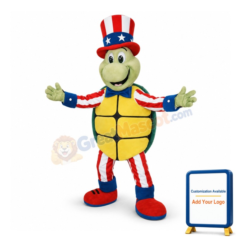 Happy Turtle Mascot Costume