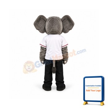 Happy Elephant Mascot Costume
