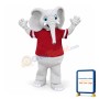 New Elephant Mascot Costume