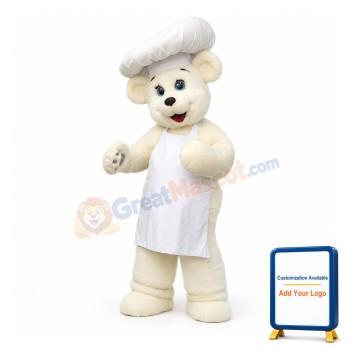 Chef Bear Mascot Costume