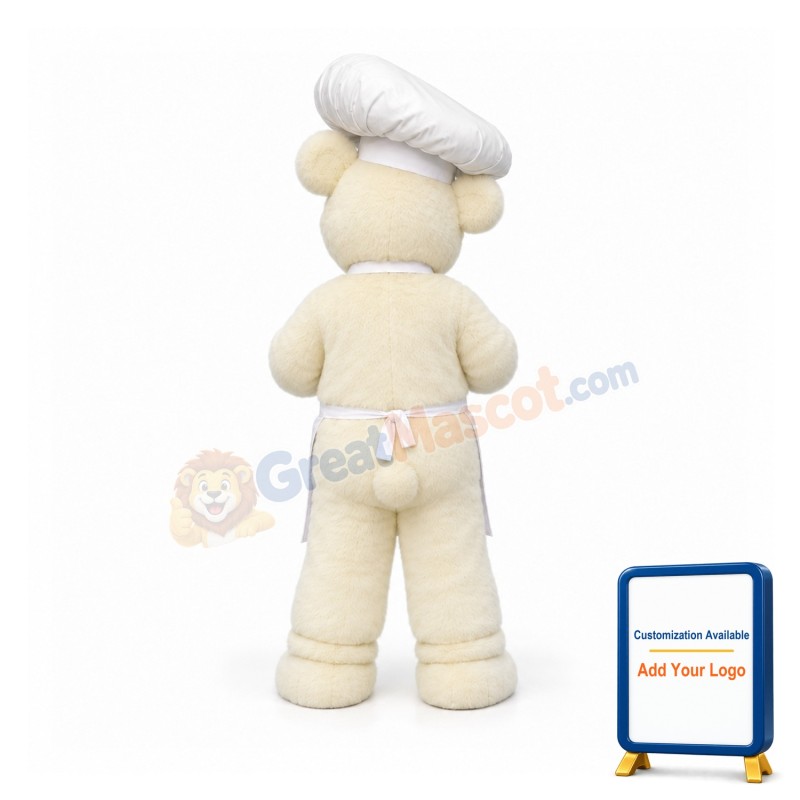 Chef Bear Mascot Costume