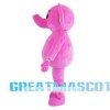 Cute Pink Elephant Mascot Costume