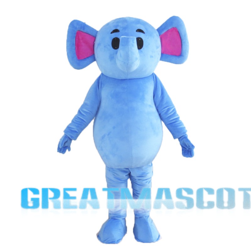 Cute Pink Elephant Mascot Costume