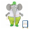 Big Fat Grey Elephant Mascot Costume