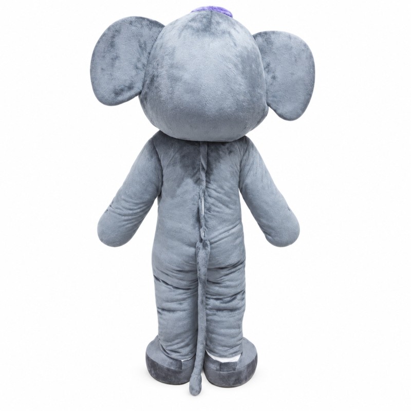 Grey Adult Elephant Mascot Costume