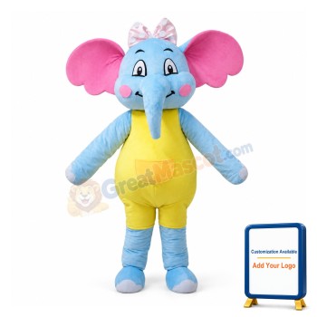 Female Elephant Mascot Costume