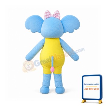 Female Elephant Mascot Costume