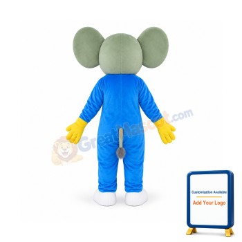 Blue Body Elephant Mascot Costume