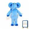 Blue Elephant Mascot Costume For Adults