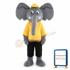 Adult Grey Elephant Mascot Costume