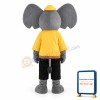 Adult Grey Elephant Mascot Costume