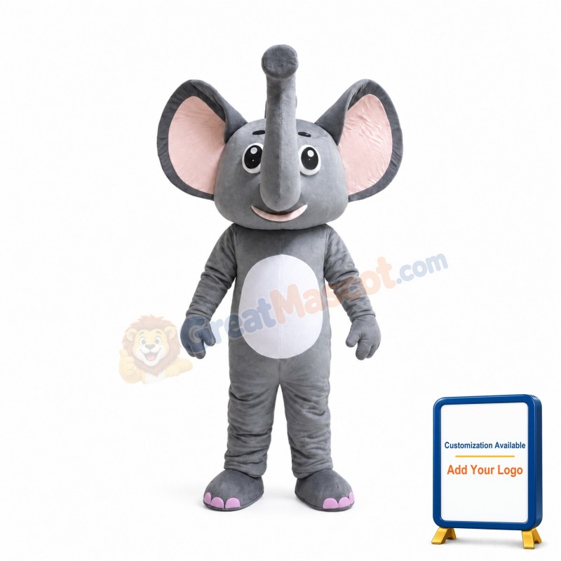 Funny Adult Elephant Mascot Costume