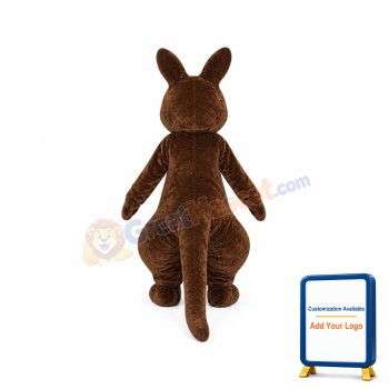 Chocolate Kangaroo Mascot Costume