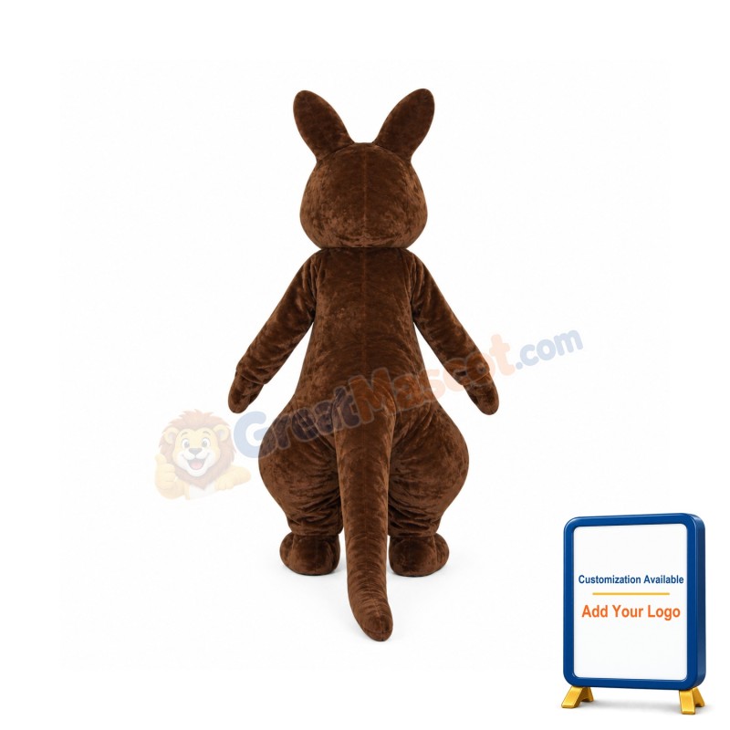Chocolate Kangaroo Mascot Costume