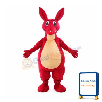 Red Kangaroo Mascot Costume