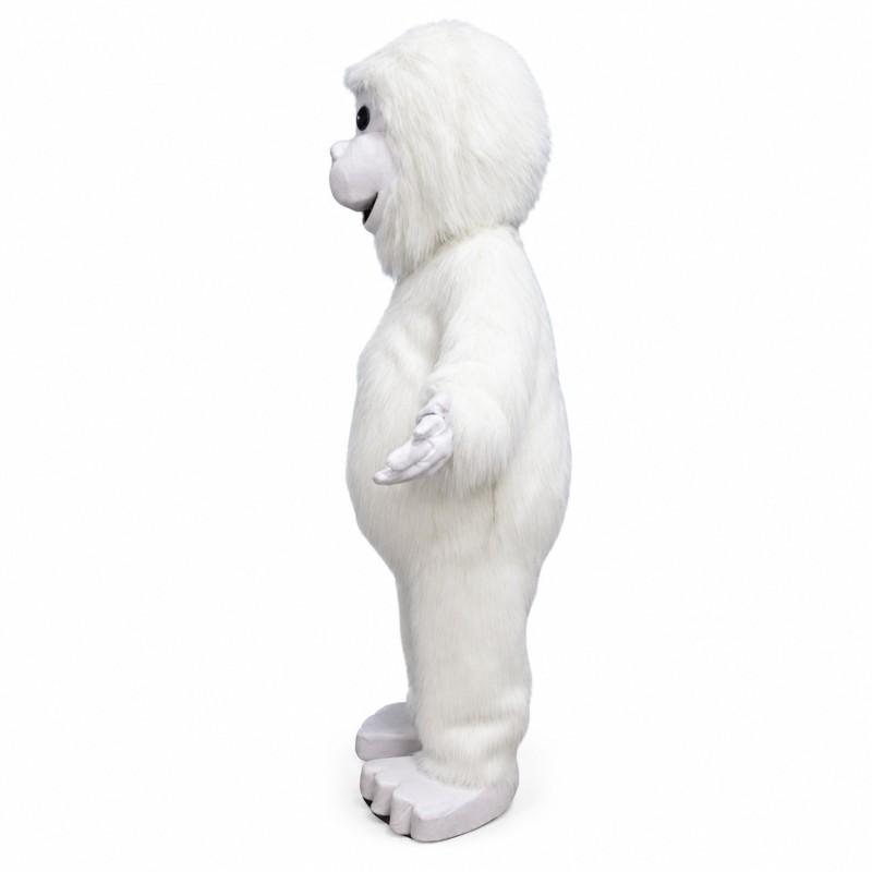 White Yeti Mascot Costume